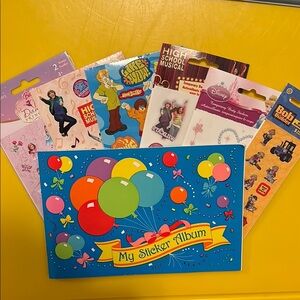 Sandylion Vintage Sticker Album Lot Unopened 7 sheets